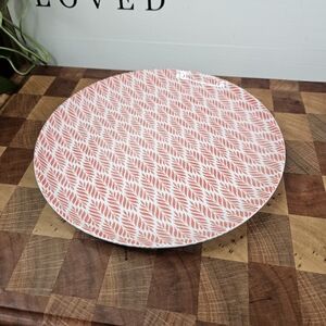 1 Amazing Ware Dessert Plate Red/Blue/White
